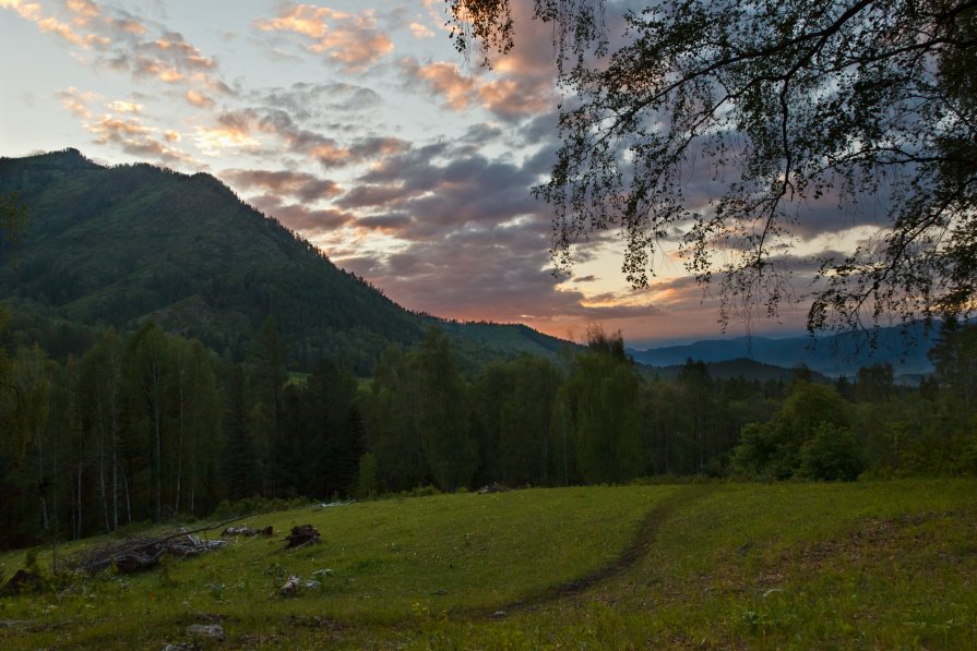 Закат около села Мульта - Алексей Черновский