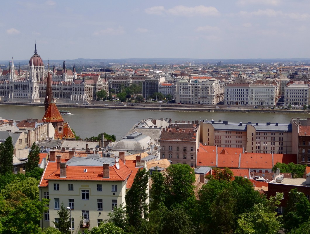 Панорама Будапешта. - Ольга 