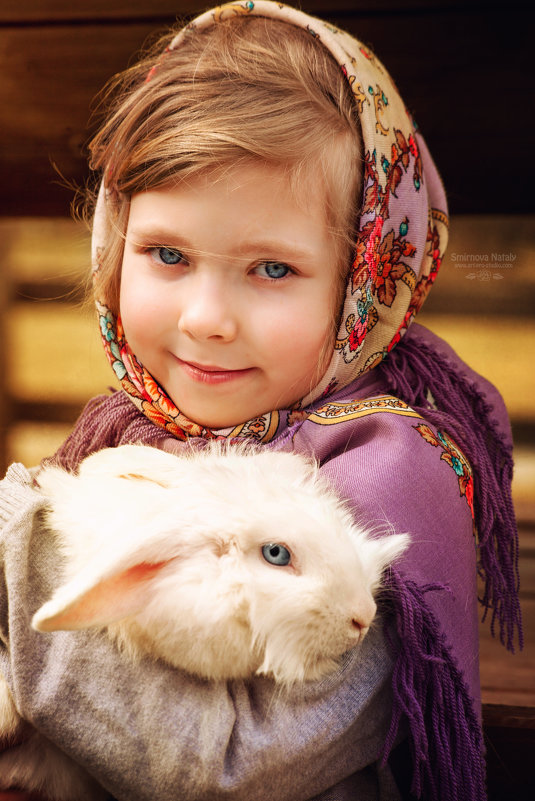 "Маленькое счастье с голубыми глазами" - Фотохудожник Наталья Смирнова