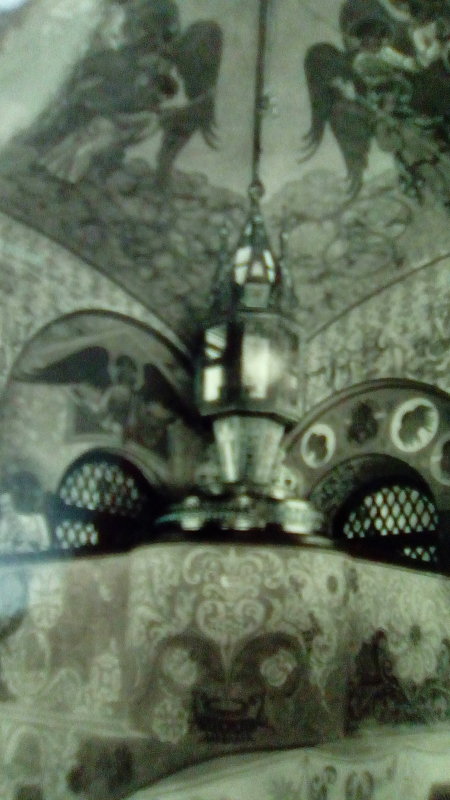 Настенная живопись на парадной лестнице Феодоровского Храма. - Светлана Калмыкова
