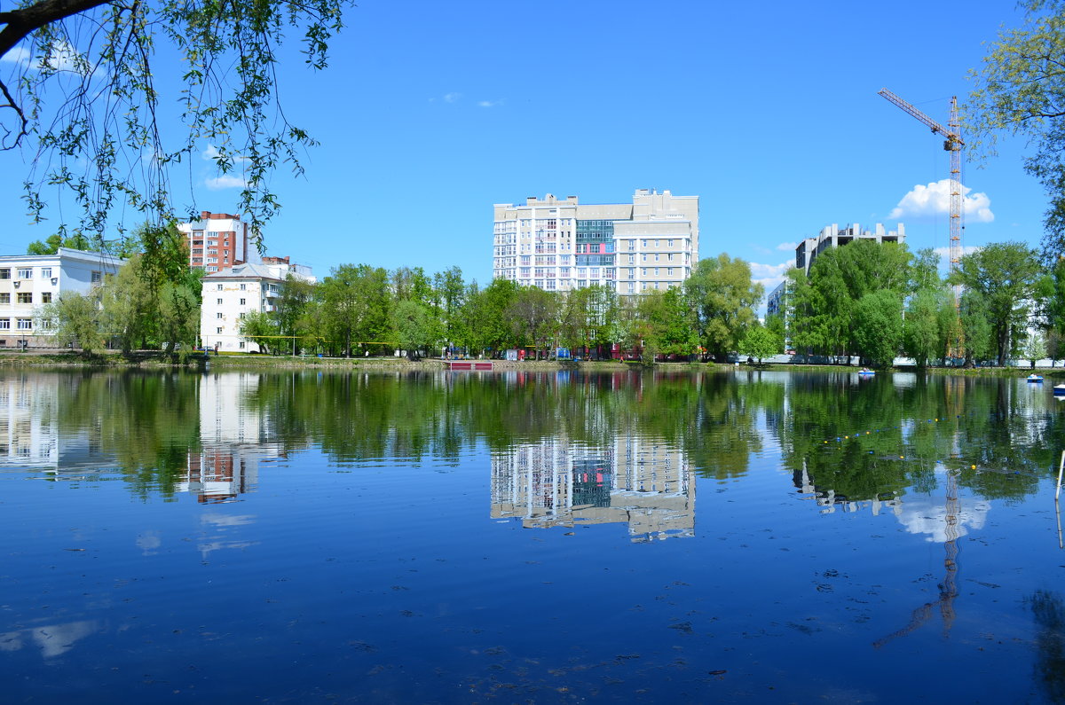 Май. Озеро в городском парке. - Наталья Тагирова