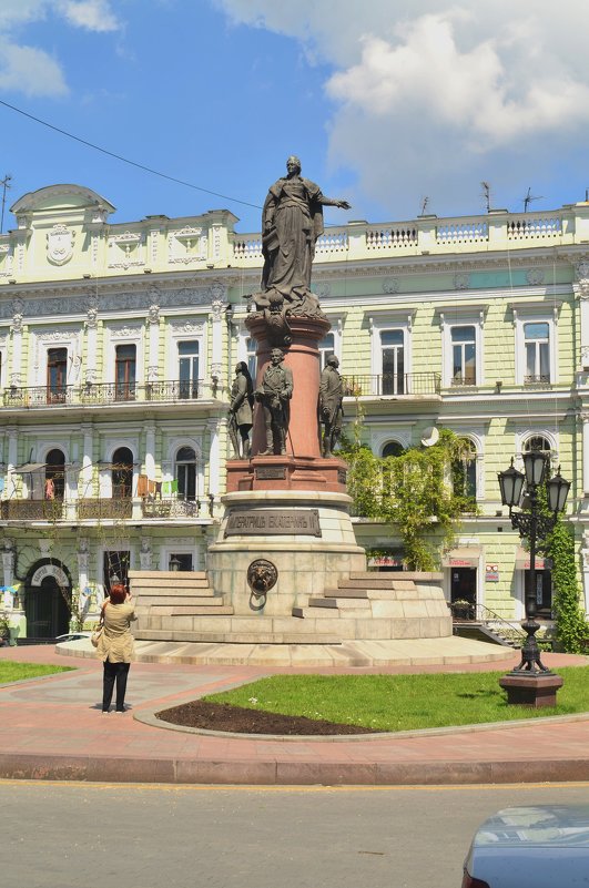 памятник Екатерине Одесса - Александр 