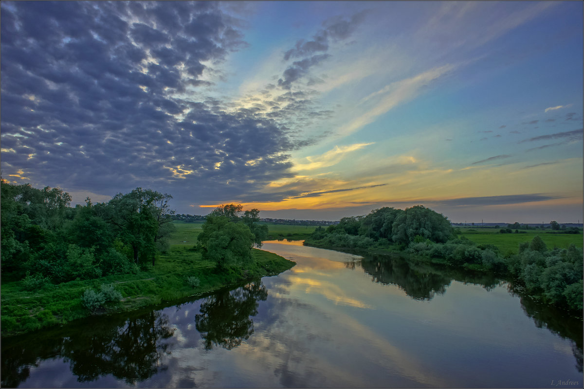 В майский закат на реке Нерль - Igor Andreev