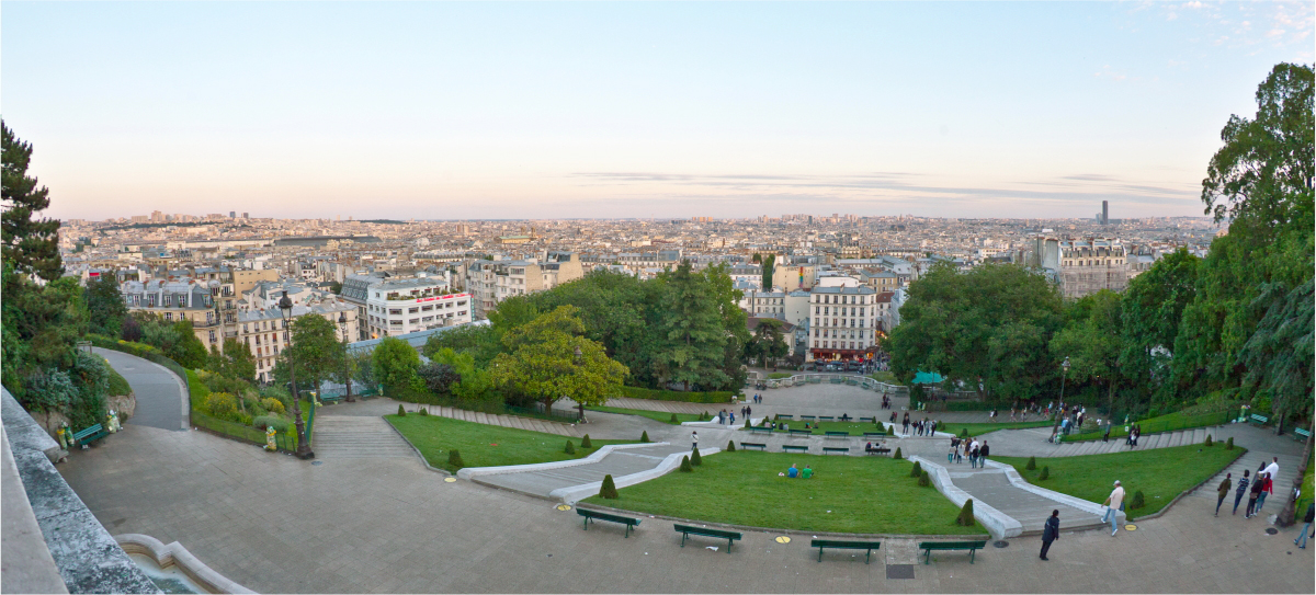 Панорама Парижа от Сакре-Кер. Фишай. - Виктор Тараканов