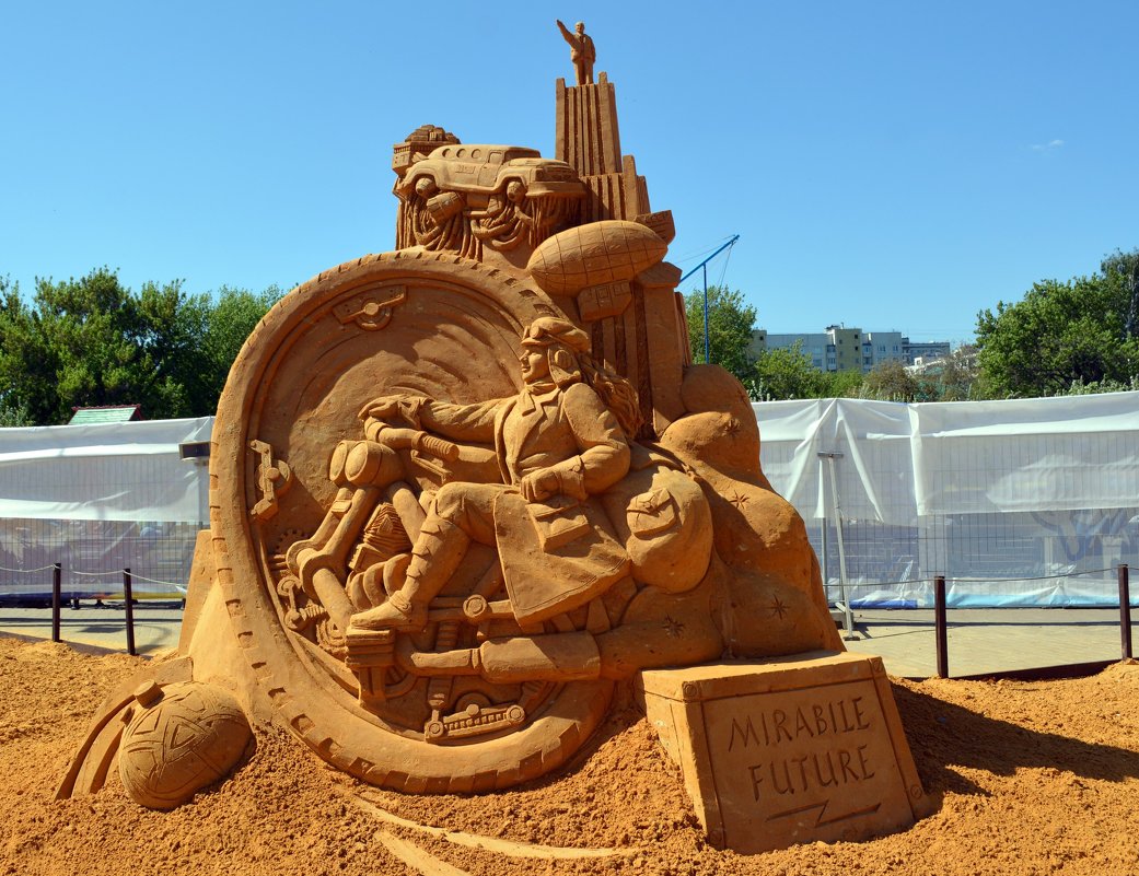 Выставка скульптур из песка - Вероника Манакова (Изотова)