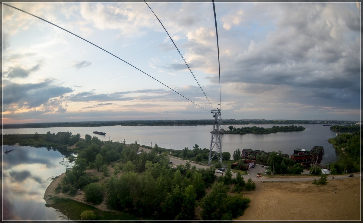 На канатной дороге в Н. Новгороде - Игорь Волков