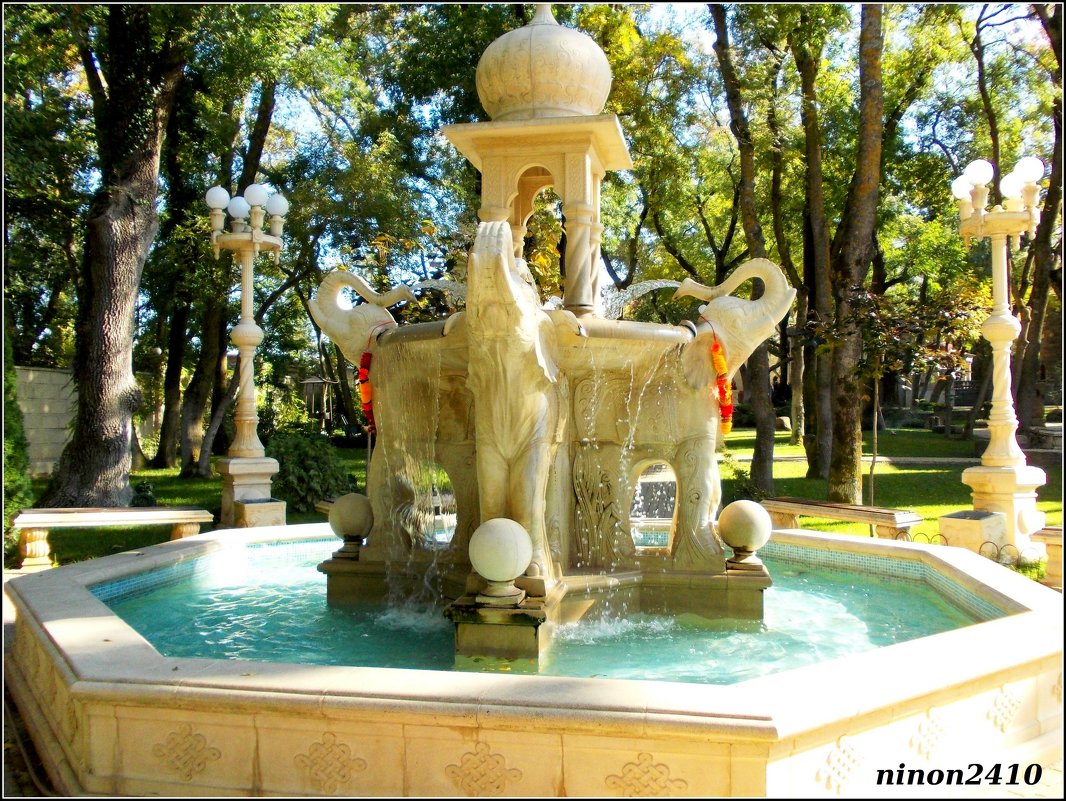 Кабардинка. Индийский фонтан в Старом парке - Нина Бутко