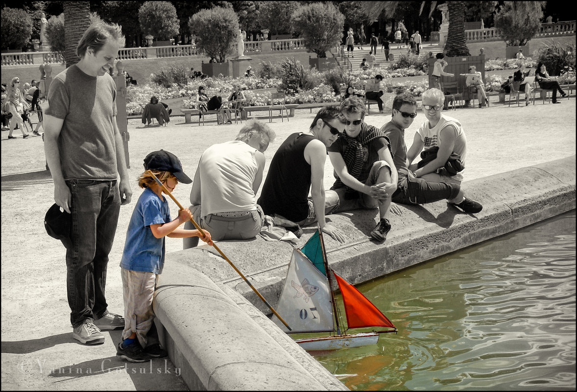 Детство. Jardin du Luxembourg. Paris - Yanina Gotsulsky