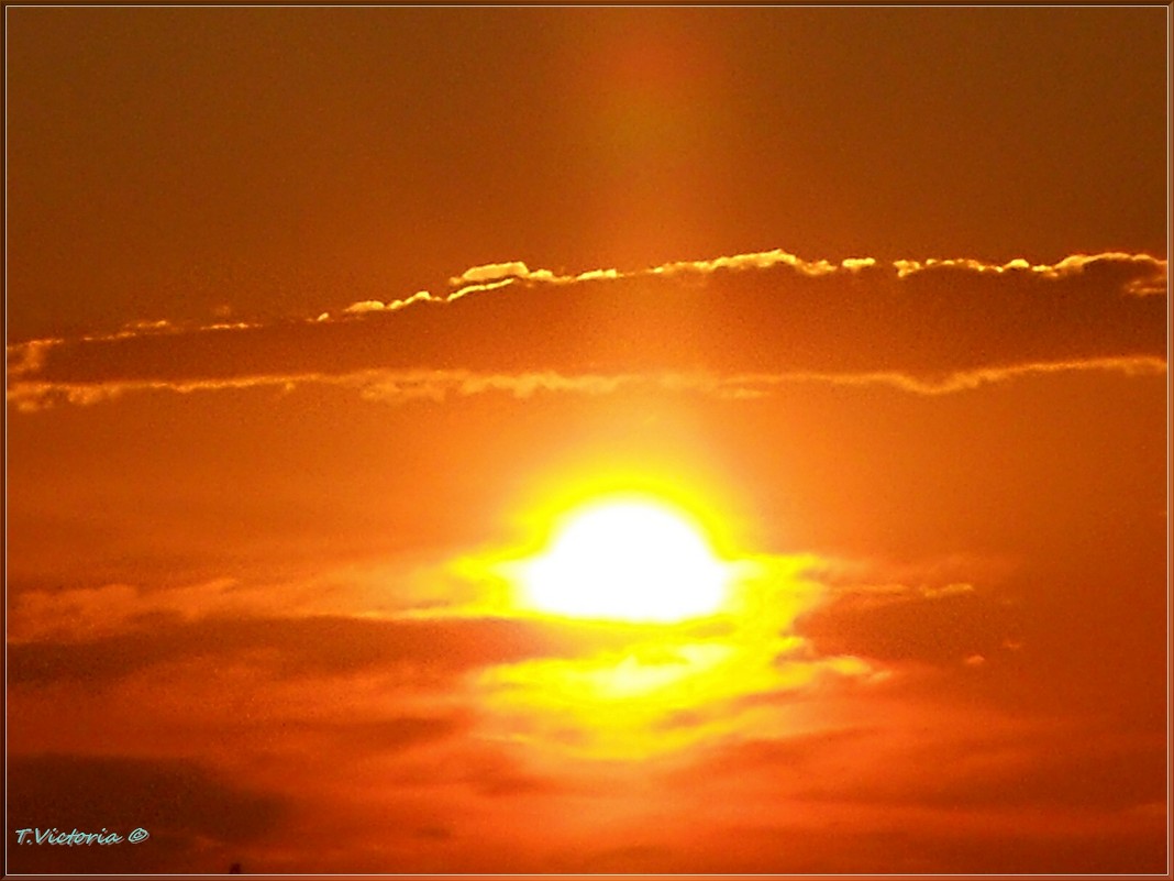 Яркое закатное солнце - Вика Тихонова