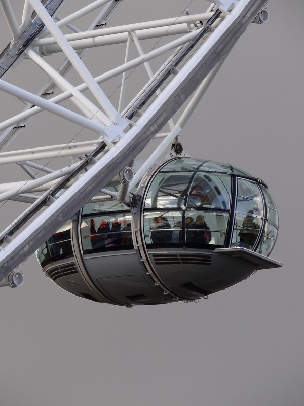 Кабина-капсула  колеса обозрения London Eye. - Ольга 
