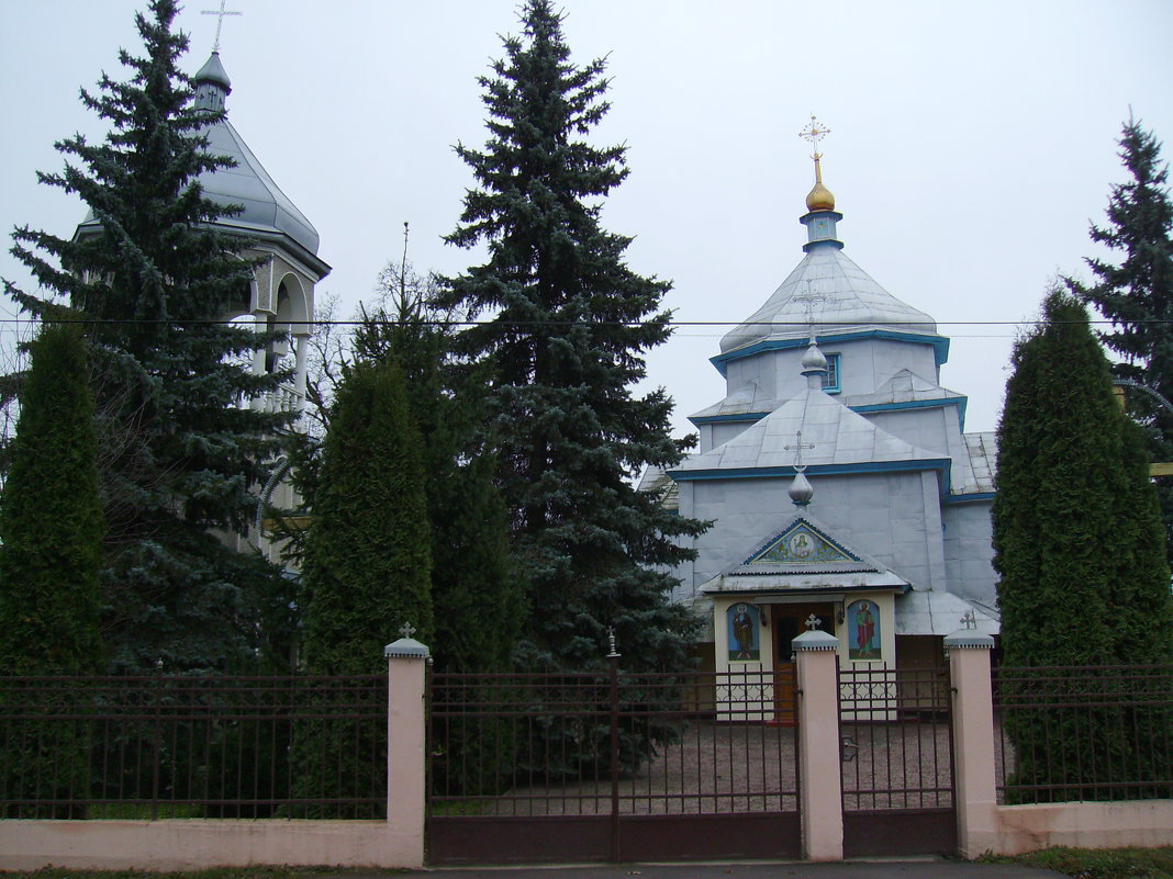 Греко - католический  храм  в  Хрыплине - Андрей  Васильевич Коляскин