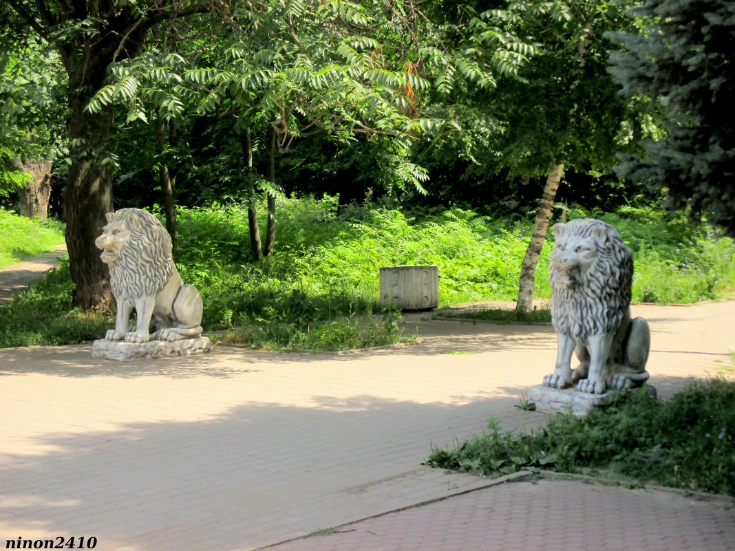 В сквере Авиагородка в Батайске - Нина Бутко