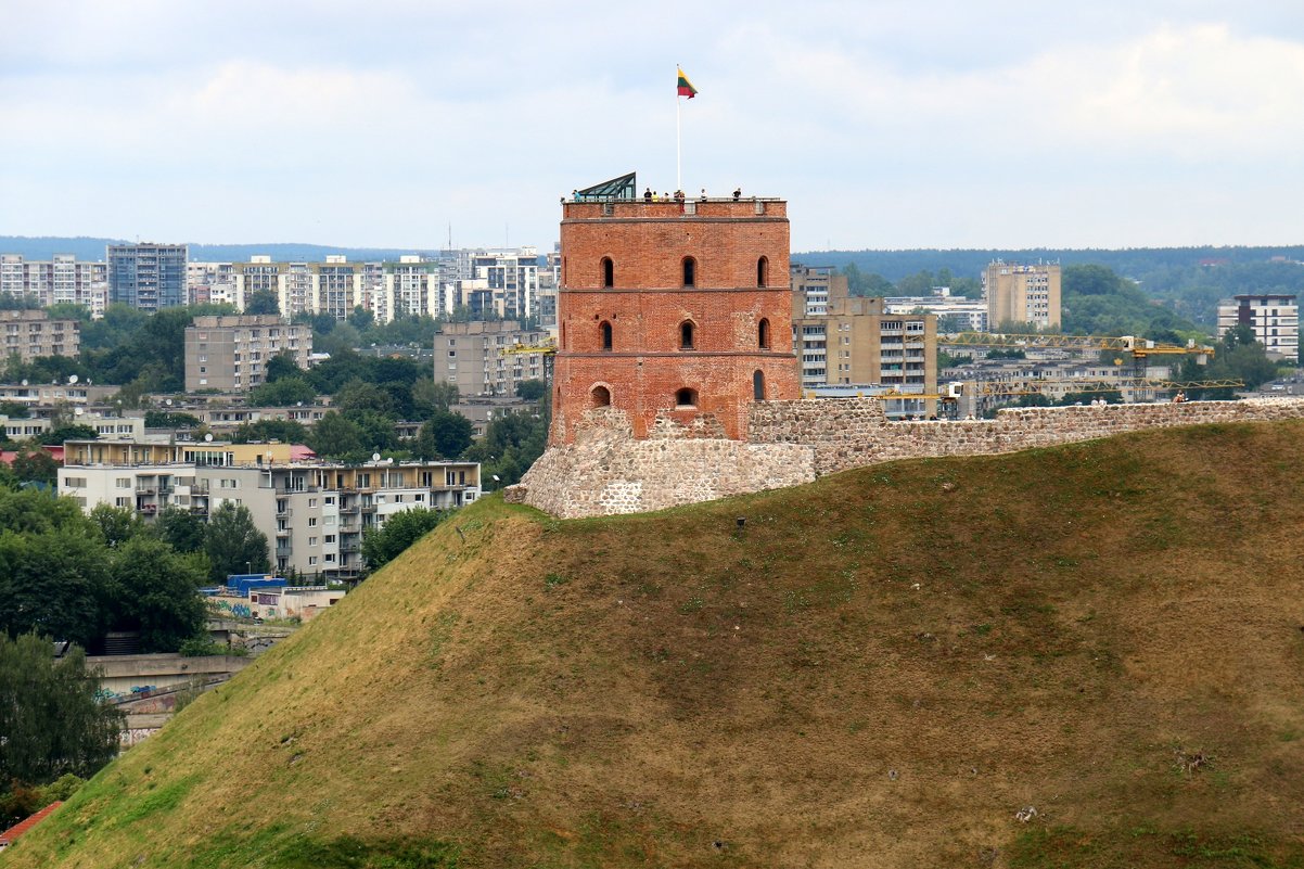 панорама Вильнюса  с колокольни  костела Святого Иоанна Крестителя - vasya-starik Старик