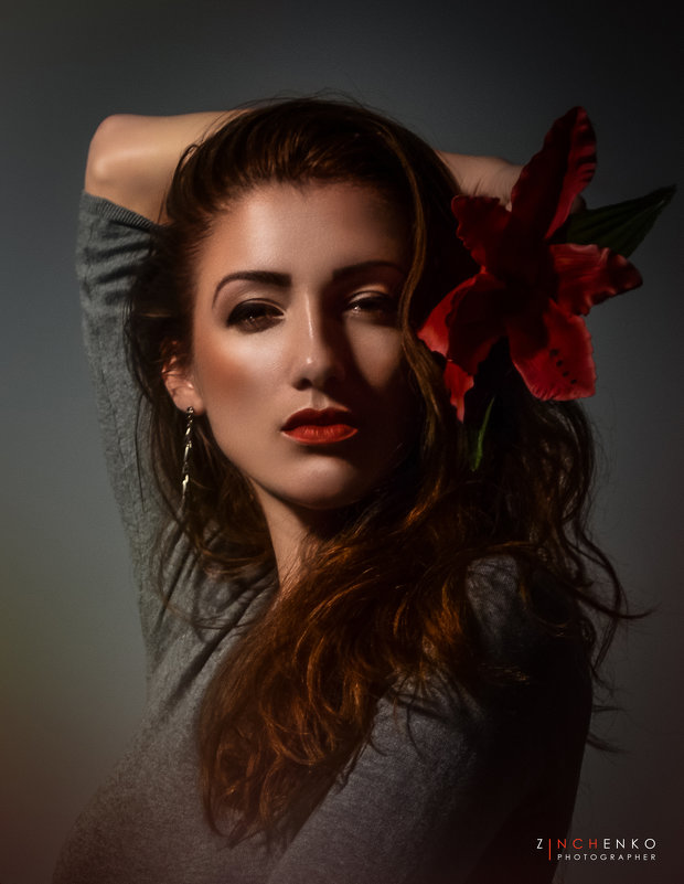 Red Flower - Irina Zinchenko