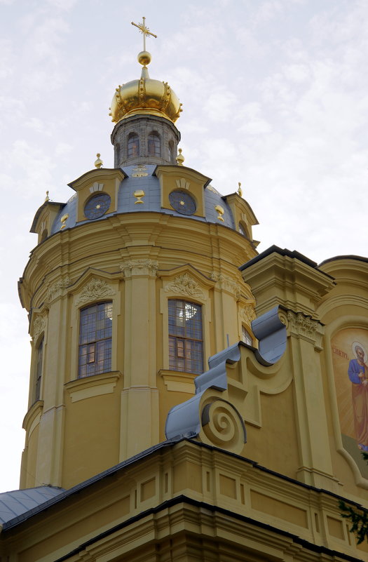 Отреставрированная главка Петропавловского собора - Валерий Новиков