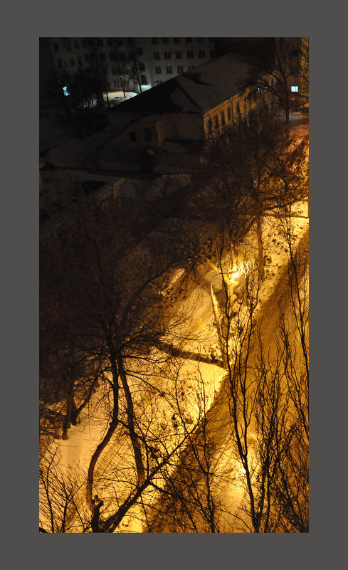 зимняя ночь - павел бритшев 