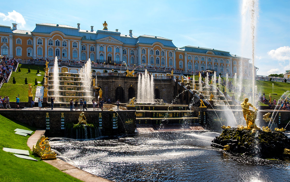 Большой Петергофский дворец с каскадом - Valerii Ivanov