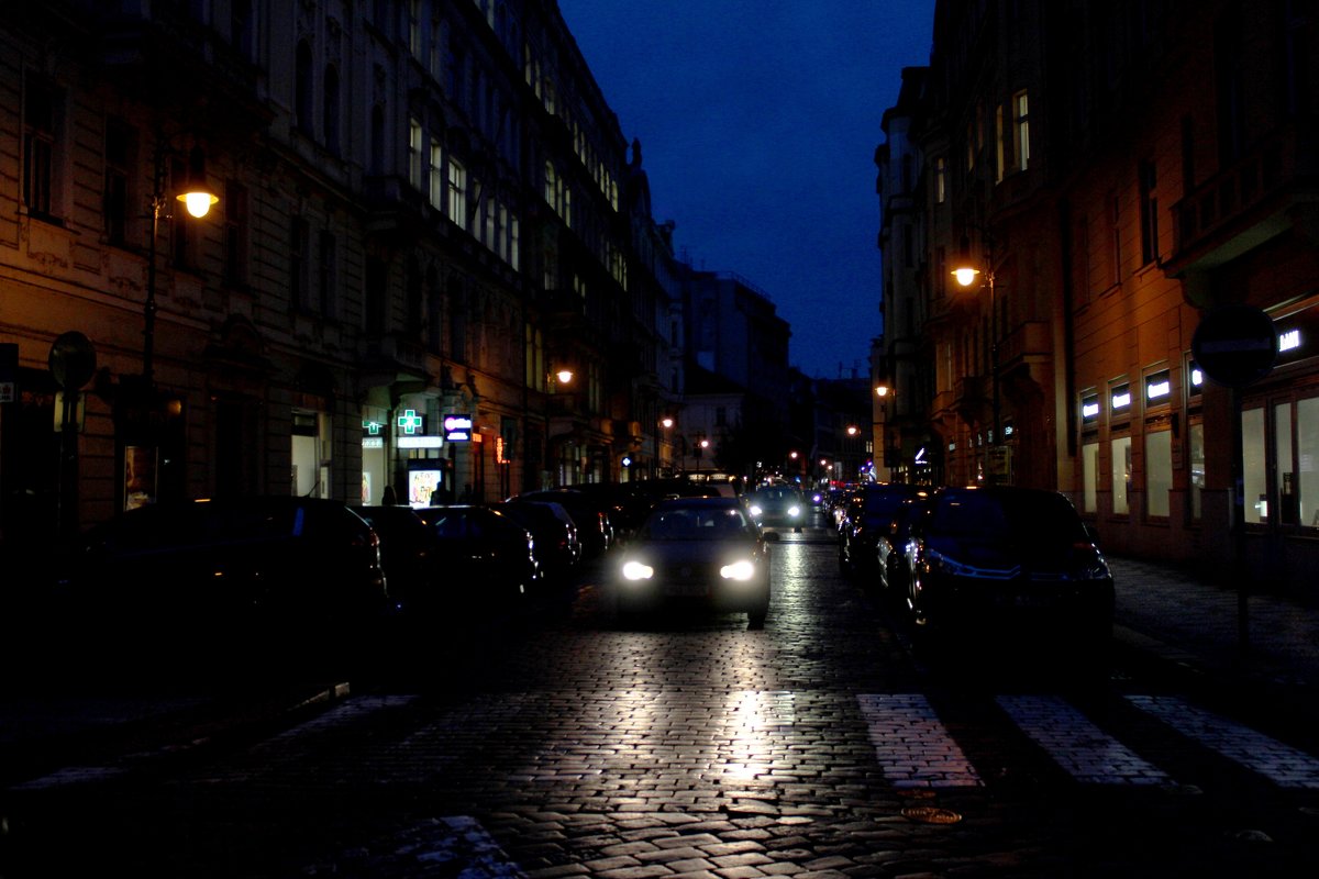 Ночная улица Праги - Наталья Казанцева