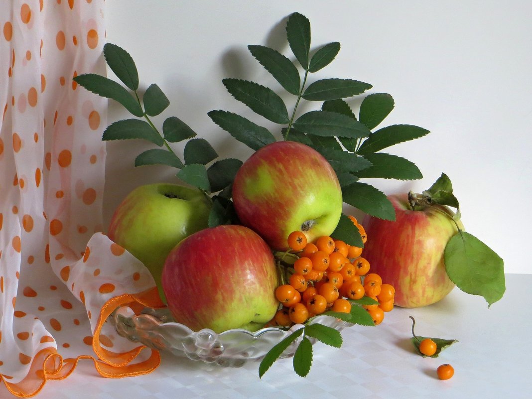 Осенний натюрморт из фруктов