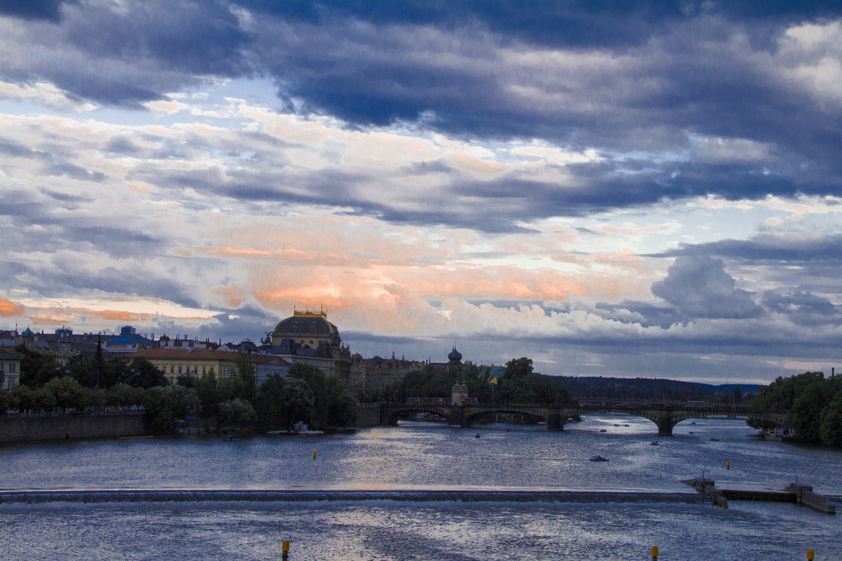 Вид с Карлова Моста, Прага - Алёна Маненкова
