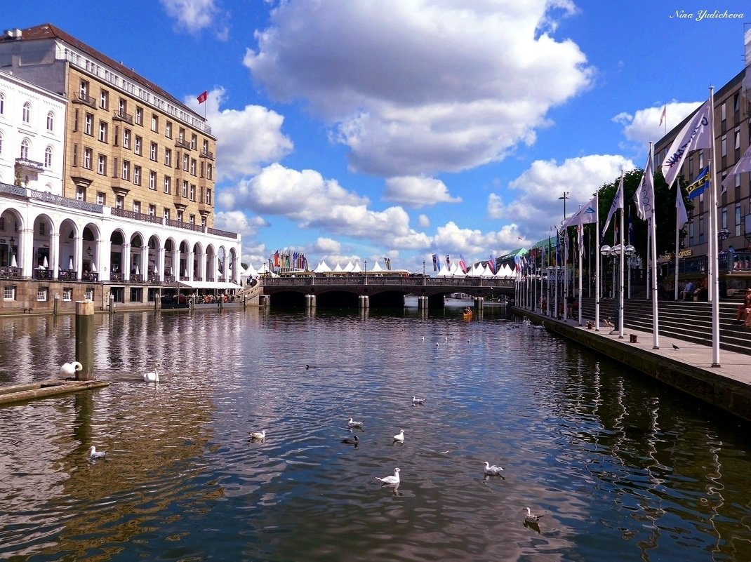 Alster. Hamburg. - Nina Yudicheva