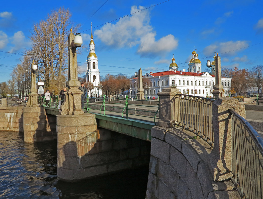 Вид с моста на Никольский морской собор в Питере - Наталья 