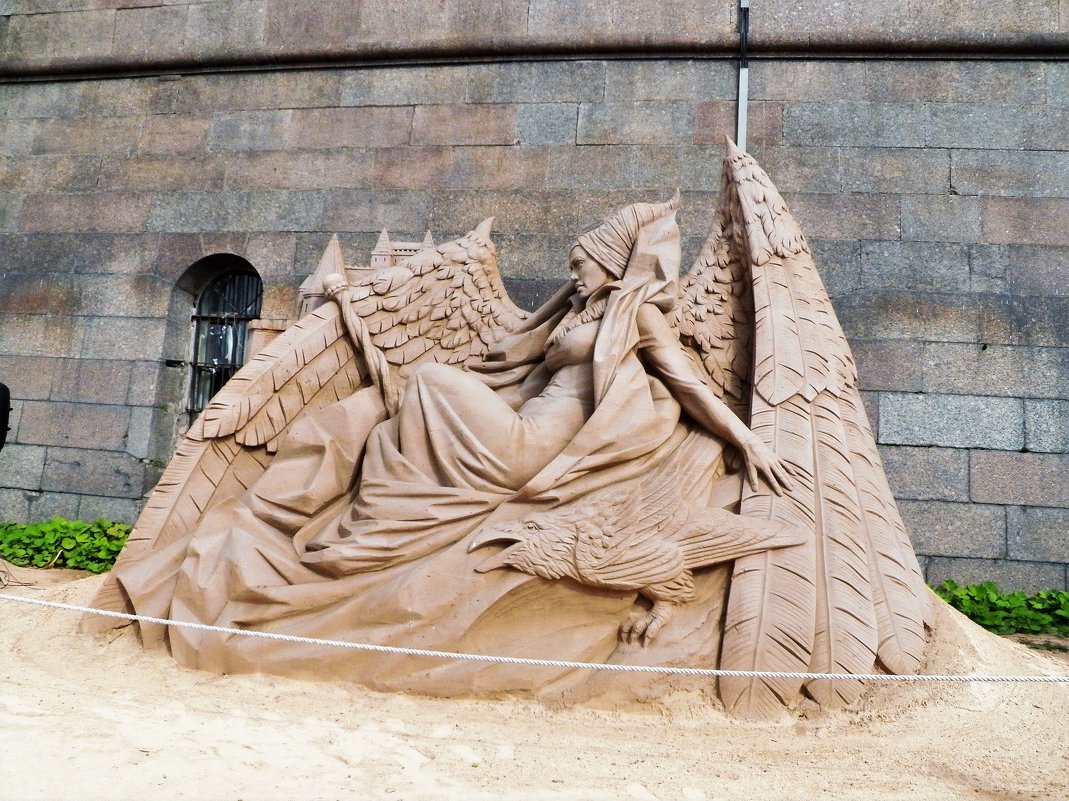 Выставка песчаных скульптур в Петропавловской крепости С- Петербурга - Виктор Елисеев