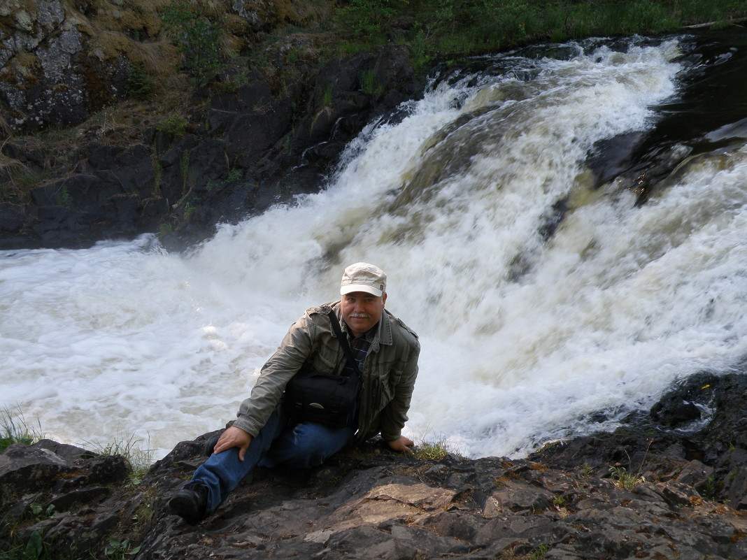 У водопада Кивач - Олег 