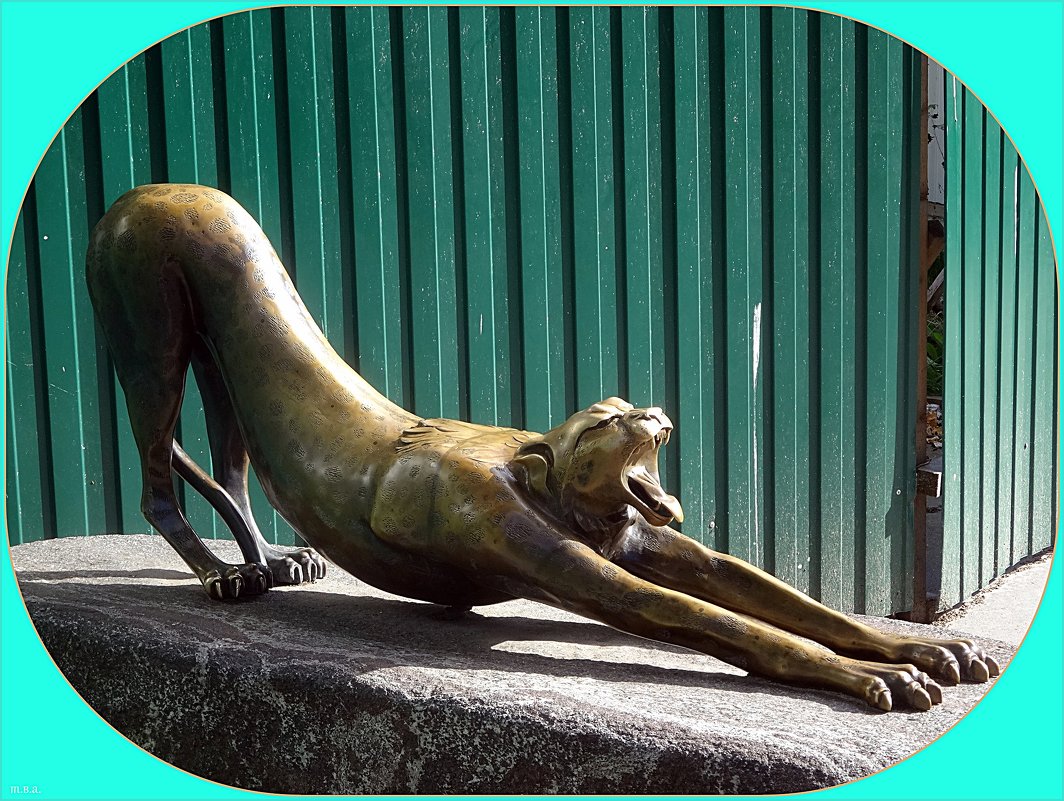 Скульптура гепарда - Вера 