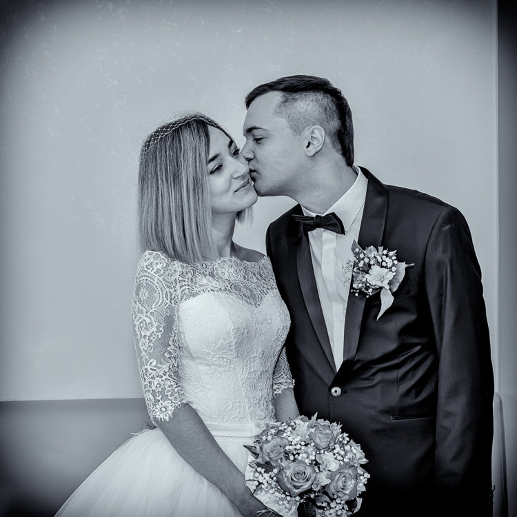 Жених и невеста в загсе - Николай Ефремов