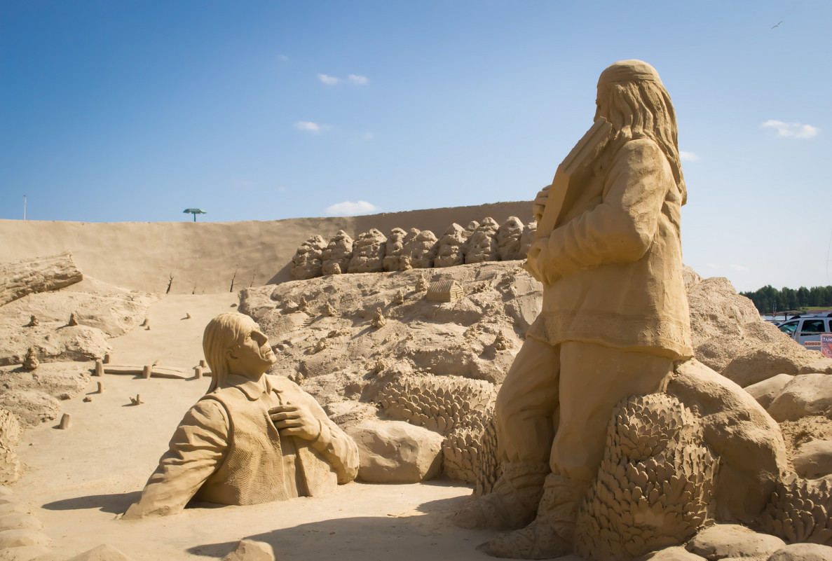 песчанные скульптуры - Julia Bels