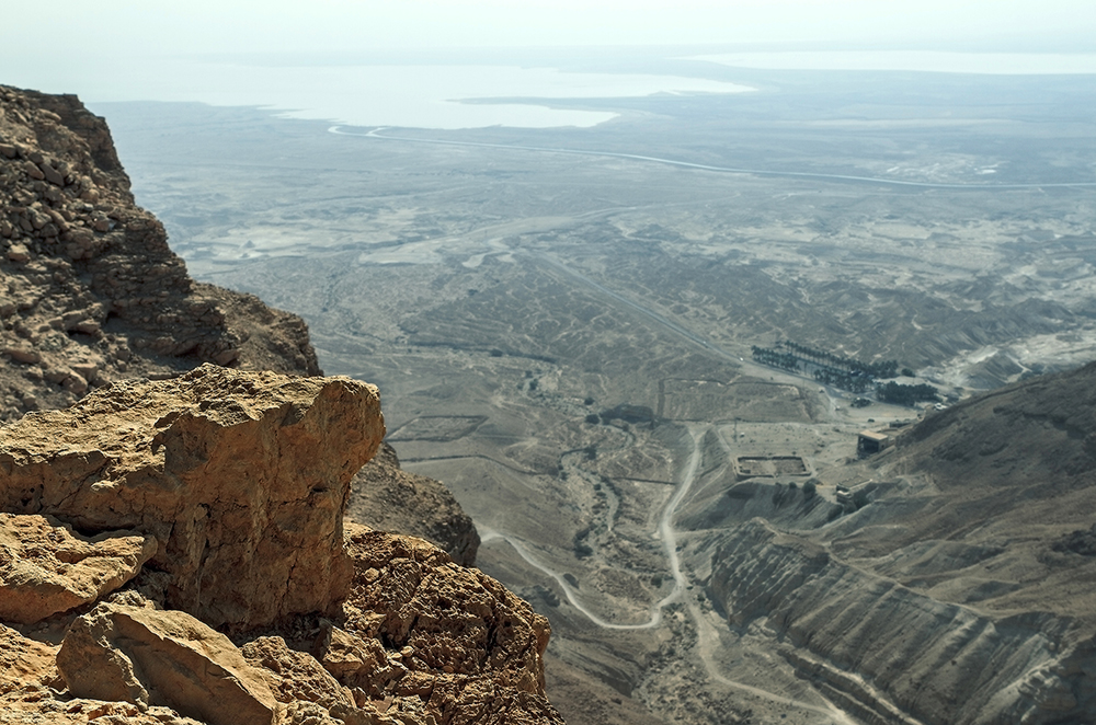 Вид на Мертвое Море с крепости Масада - Lidiya Dmitrieva