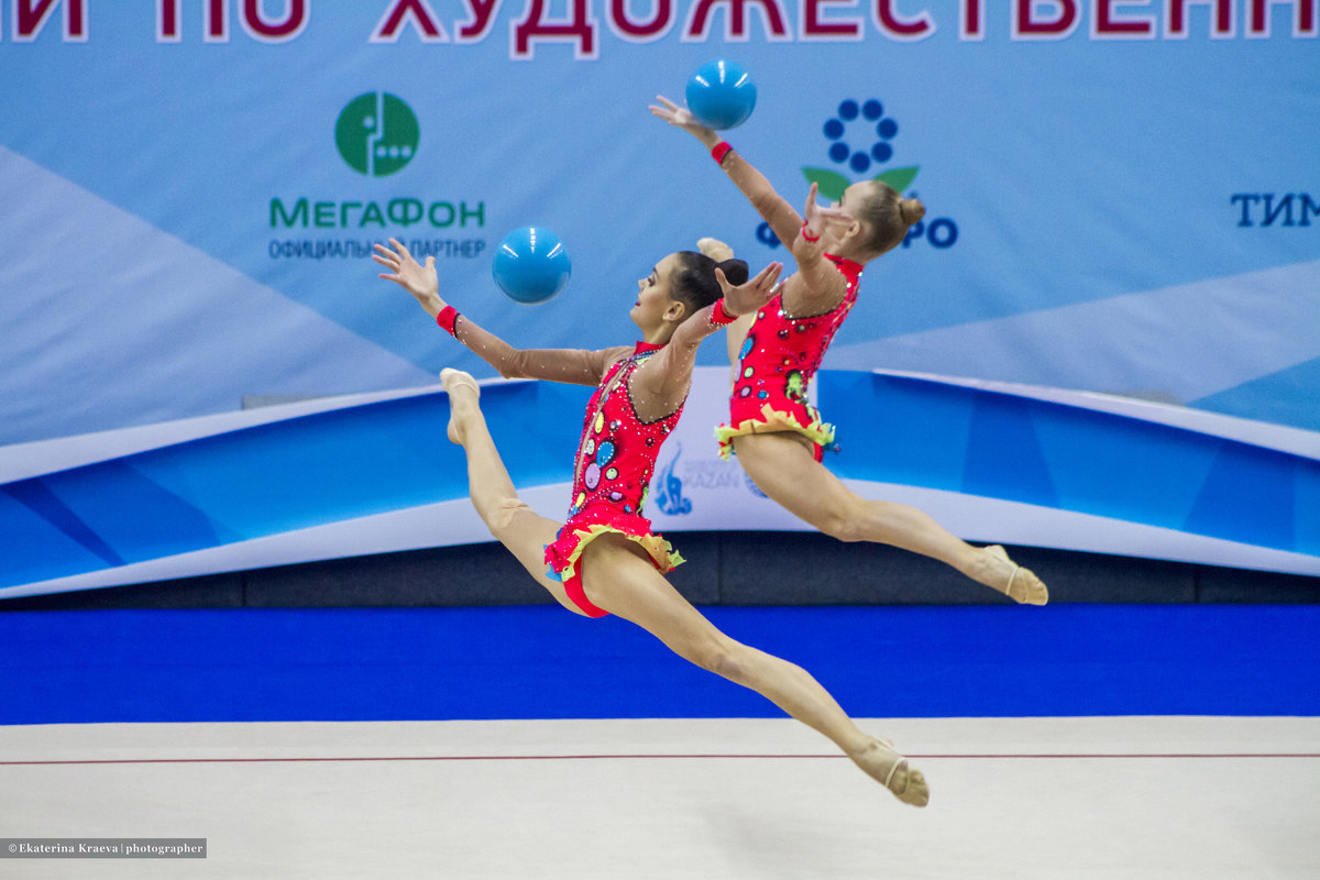 Чемпионат России по художественной гимнастике в групповых упражнениях. - Екатерина Краева