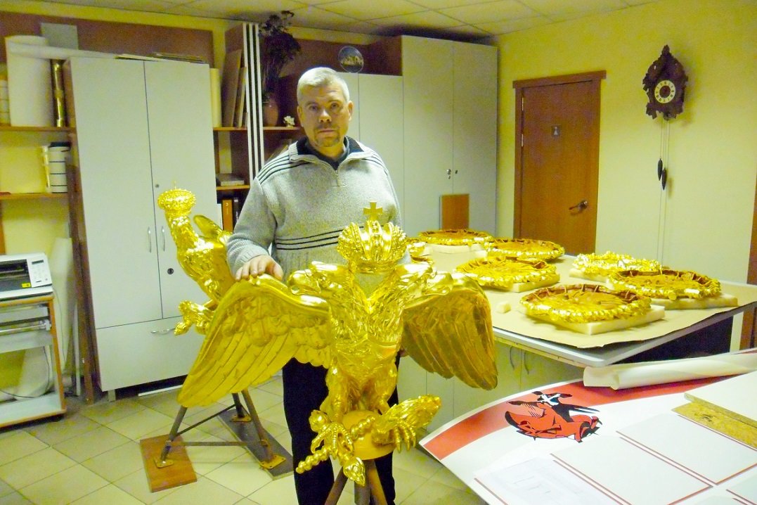 Золочения орлов к памятнику 1812 г - Андрей Буховецкий