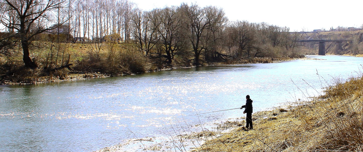 Рыбалка на реке Зуша. - Борис Митрохин