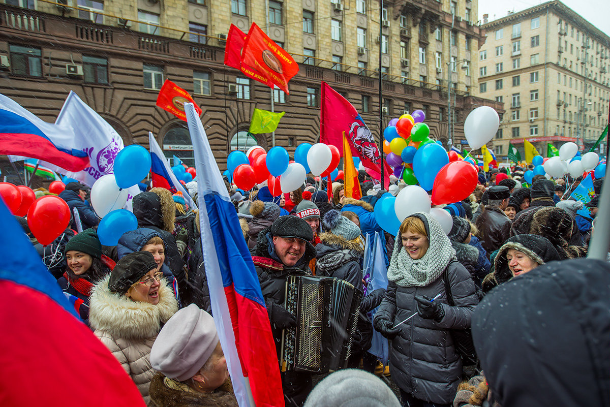 Москва. Тверская улица. День Народного Единства. - Игорь Герман