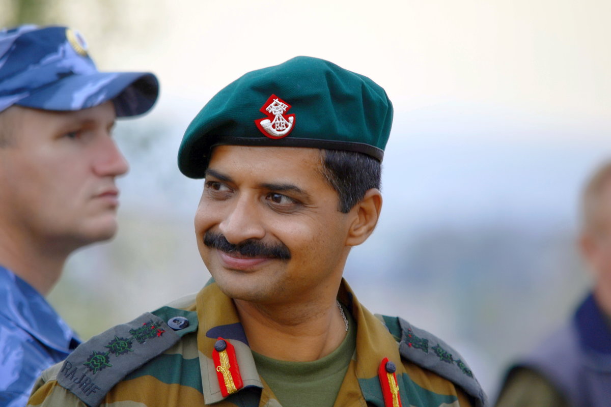Командир подразделения индийской армии - гость на Кургане. - Aлександр **