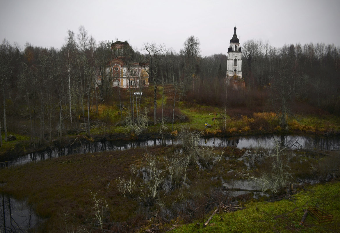 Реконьский монастырь,заброшенный среди болот - Наталья Левина
