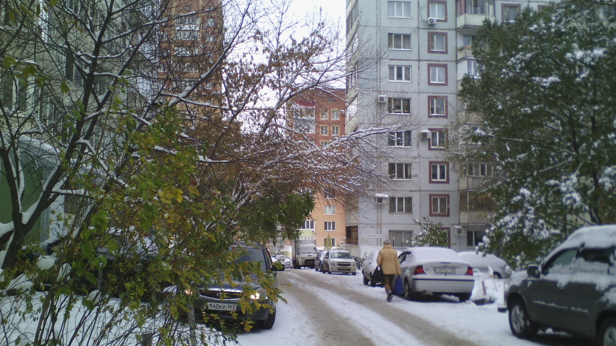 Город в снегу... - марина ковшова 