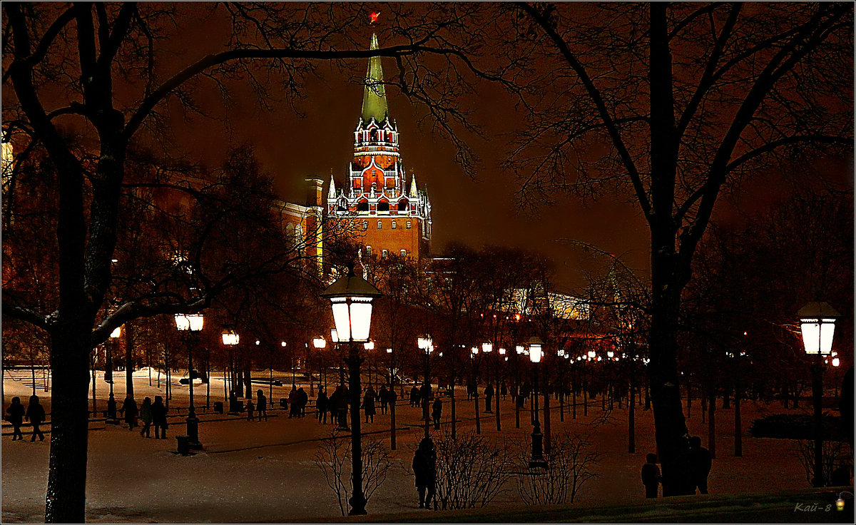 Московские фонари в интерьере Александровского сада - Кай-8 (Ярослав) Забелин
