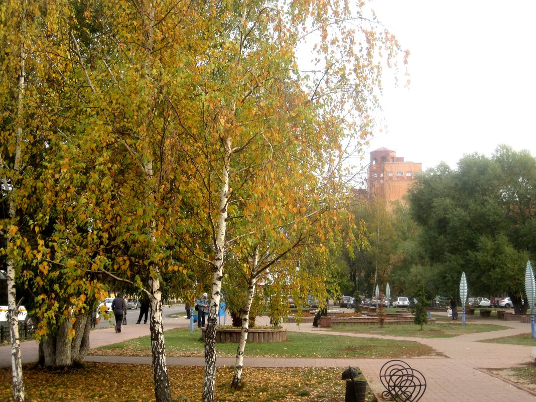 Золотой осенью в городе - Елена Семигина