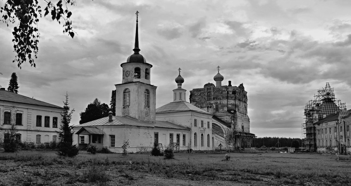 Старый монастырь (Артемиев Веркольский мужской монастырь Архангельской губернии примерно 1635 г.) - владимир 