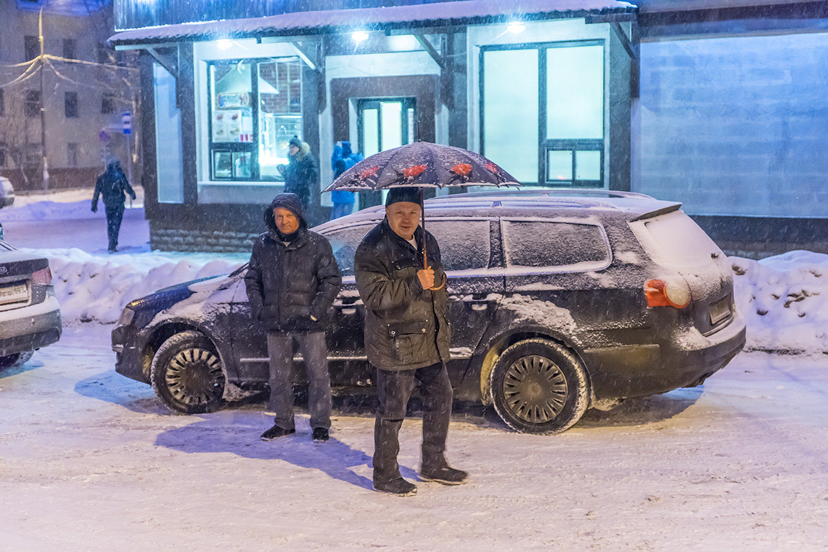 Под снегопадом при зонтике - Игорь Герман