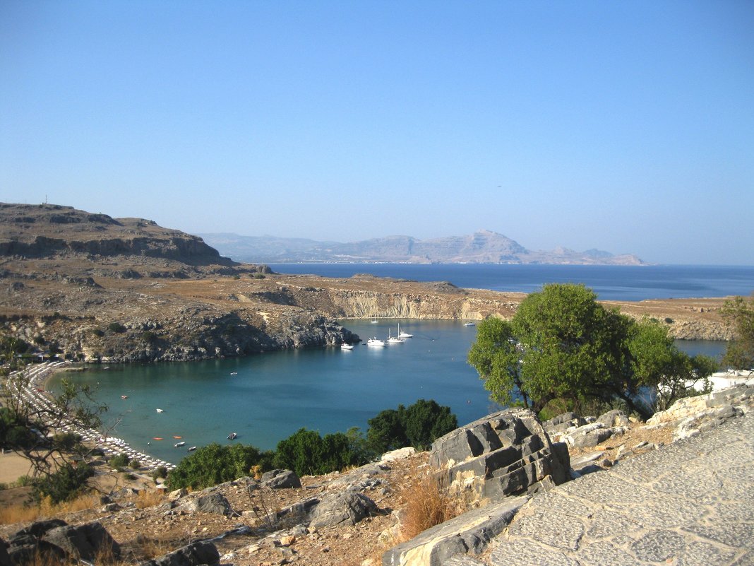 Греция. Линдос. Бухта Святого Павла. - Лариса (Phinikia) Двойникова