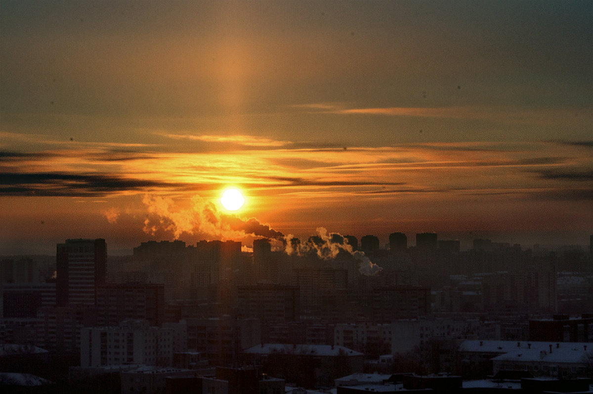 закат над городом - AlerT-STM 1