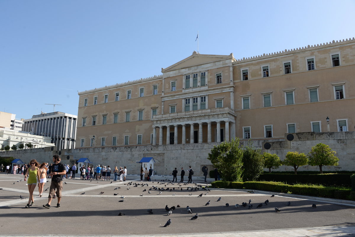 Здание парламента, Афины. площадь Синтагма - Владимир Брагилевский