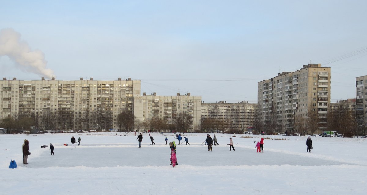 Пруд, каток - Вера Щукина