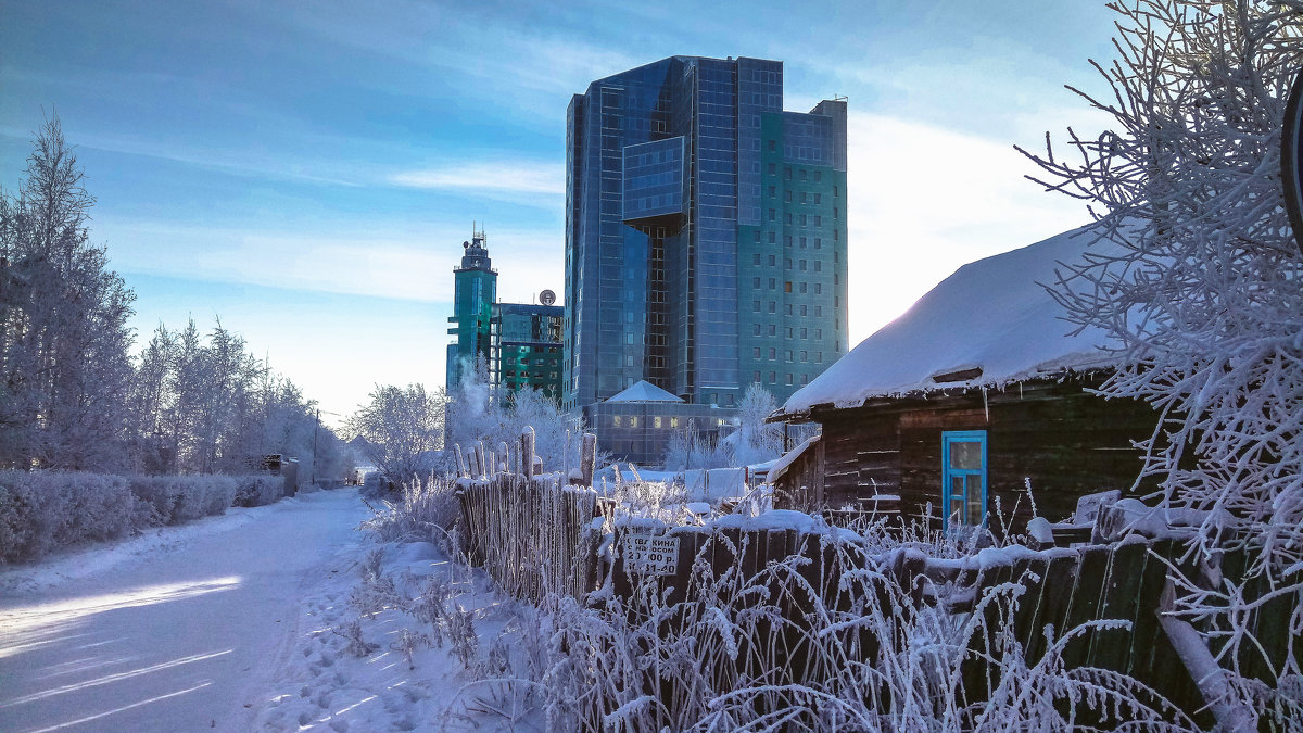 Мобильное. Зима в городе. - ГРИГОРИЙ Р (Тапер Барабанщик) 