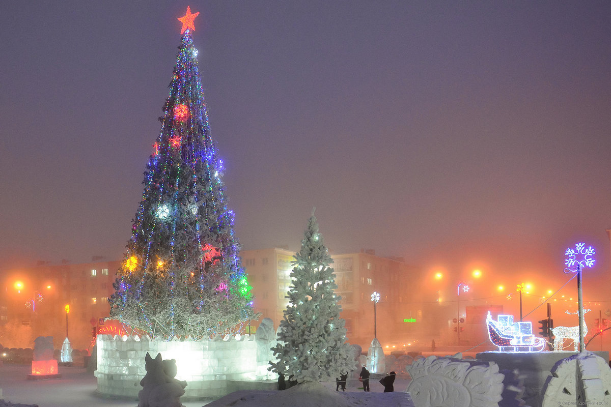 Снежный городок в Норильске - Сергей Докукин