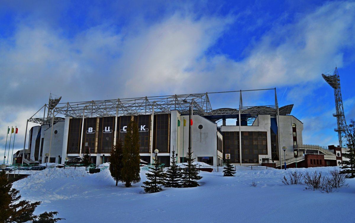 Снежный стадион.. - Vladimir Semenchukov